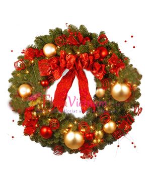 christmas wreath send to vietnam